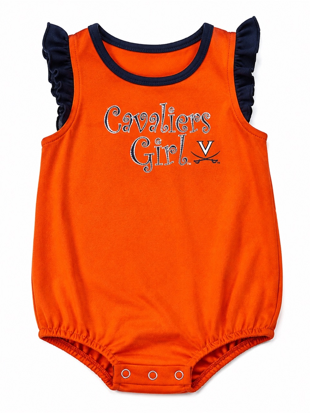 GEN Cavaliers girl orange onesie